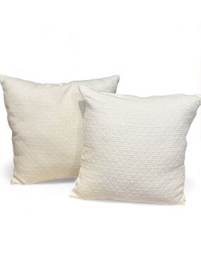 Charter Club White Damask Throw Pillow 18x18